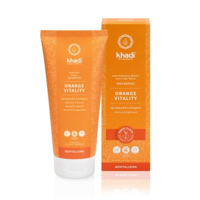 Khadi Orange Vitality Rewitalizujcy szampon do wosw Pomaracza bez SLS 200 ml