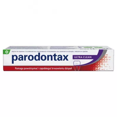 Parodontax Ultra Clean Pasta do z�b�w z fluorem na krwawi�ce dzi�s�a 75 ml