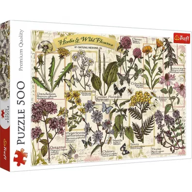 Puzzle 500 Zielnik: Zioa lecznicze TREFL