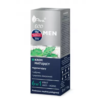 Ava Eco Men Anti-aging Krem matuj�cy regeneruj�cy 6w1 dla m�czyzn 50 ml