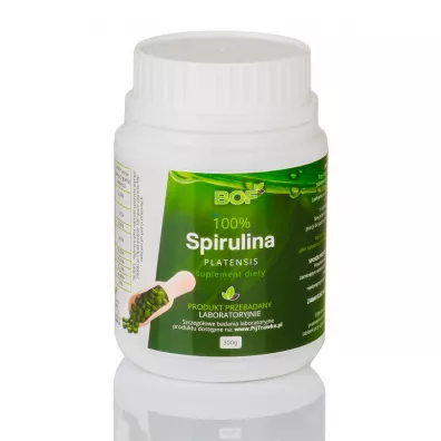 Bio Organic Foods 100% Spirulina Platensis Suplement diety 1500 tab.