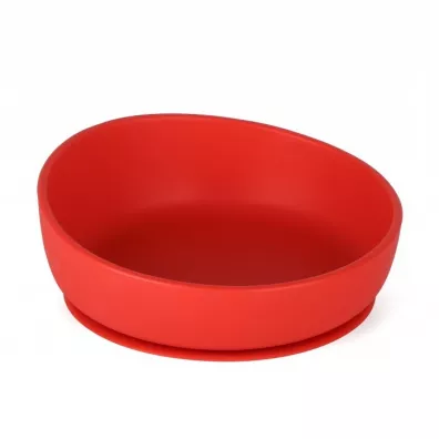 Doidy Cup Miseczka-talerzyk doidy bowl z przyssawk - czerwony