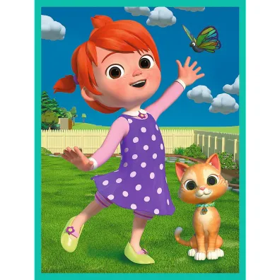 Puzzle 2x10 el. Baby Maxi. Cocomelon Przyjaciele Trefl