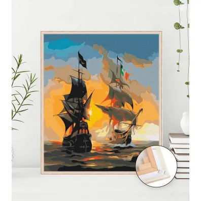 Twoje Hobby Malowanie po numerach - Pejza� morski 40x50cm