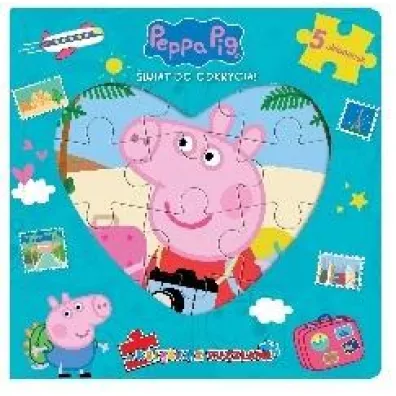 Peppa Pig. Ksi��ka z puzzlami. �wiat do odkrycia