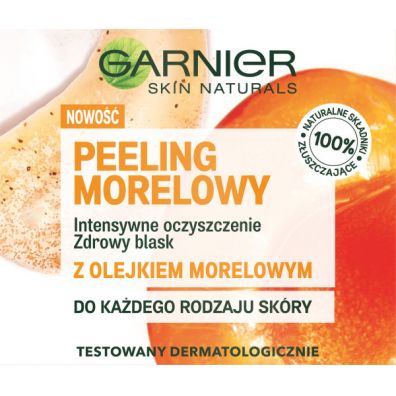 Garnier Skin Naturals Apricot Scrub peeling morelowy intensywne oczyszczenie 50 ml