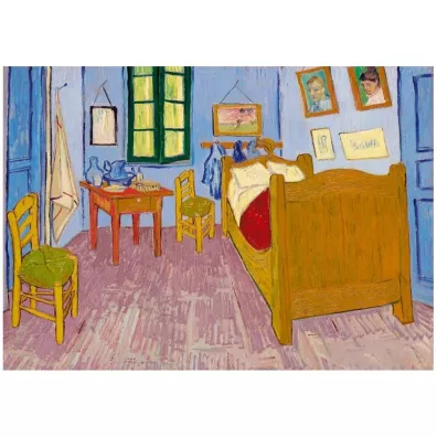 Puzzle 1000 el. Pok�j artysty w Arles Vincent van Gogh Bluebird Puzzle