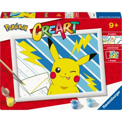Malowanie po numerach CreArt - Pikachu Ravensburger