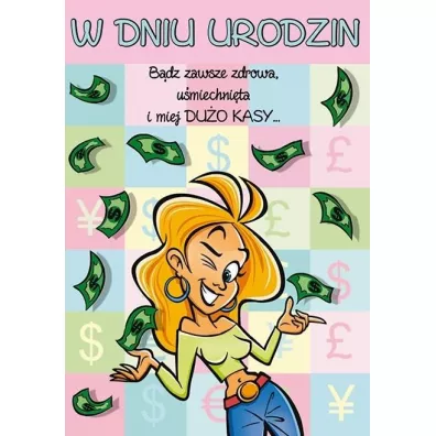 Stamp Karnet Comic B6 + koperta wz�r nr 18 Urodziny