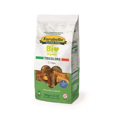 Farabella Makaron (kukurydziano - ry�owy tr�jkolorowy) �widerki bezglutenowy 340 g Bio