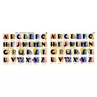 Art-Map Podk�adka laminowana A2 The English Alphabet