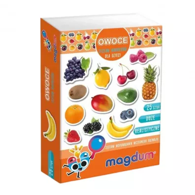 Maksik Owoce - zestaw magnes�w
