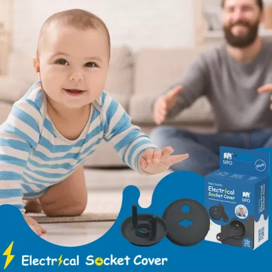 Sipo Zestaw zabezpiecze kontaktw zalepki gniazd elektrycznych czarne