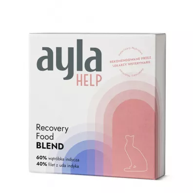 Ayla Care Help Recovery Food Blend - wtrbka indycza z udem liofilizowana dla kotw 28 g