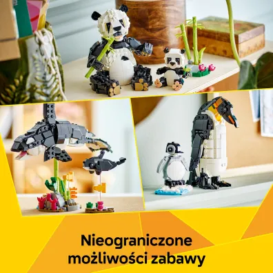 LEGO Creator 3 w 1 Dzikie zwierz�ta: rodzina pand 31165