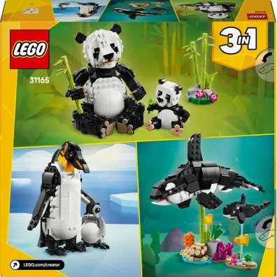 LEGO Creator 3 w 1 Dzikie zwierz�ta: rodzina pand 31165