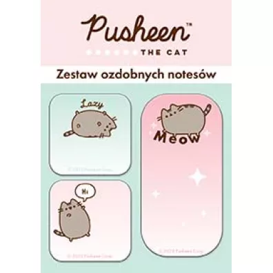 Zestaw 3 notes�w ozdobnych Pusheen