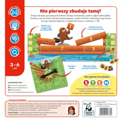 Licz dobrze, bobrze! Gra matematyczna. Kapitan Nauka