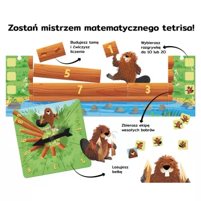 Licz dobrze, bobrze! Gra matematyczna. Kapitan Nauka