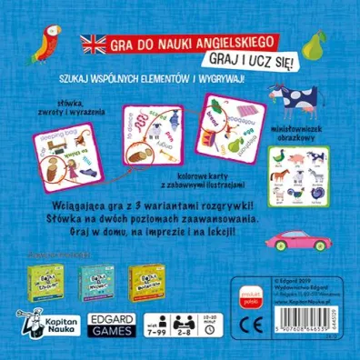 Bjka na swka. Na 3 sposoby. Gra do nauki angielskiego Edgard