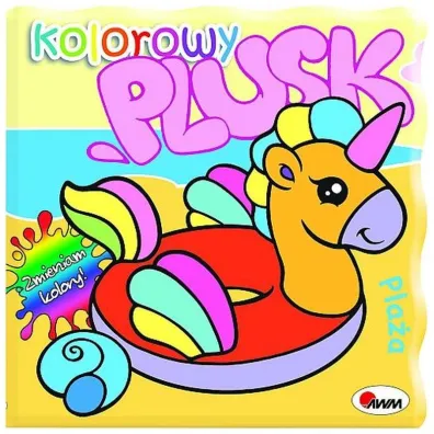 Pla�a. Kolorowy plusk