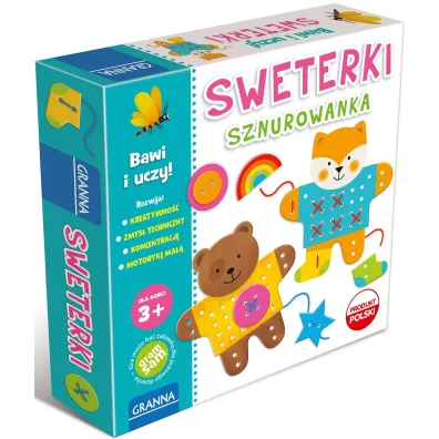 Sweterki. Sznurowanka Granna