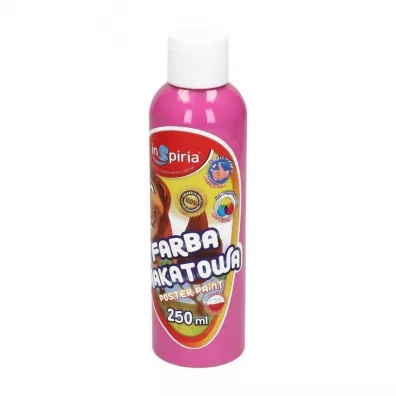 InSpiria Farba plakatowa r�owa 250 ml