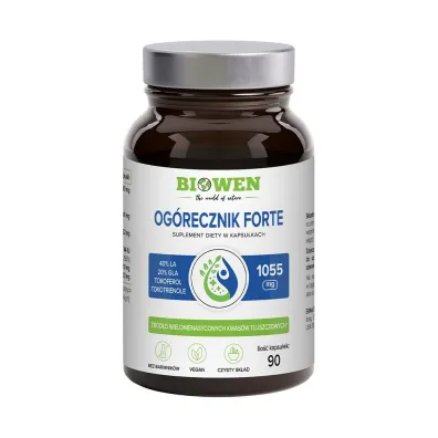 Biowen Og�recznik forte (1040 mg) Suplement diety 90 kaps.