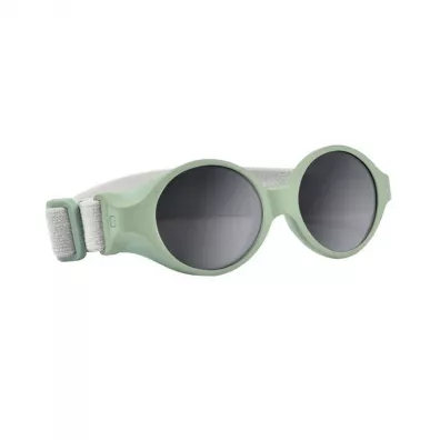 Beaba Okulary przeciwsoneczne dla dzieci z elastyczn opask 0-9 miesicy Glee - Sage green