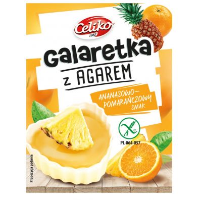 Celiko Galaretka z agarem ananasowo-pomaraczowa 45 g