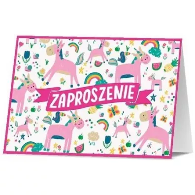 Pan Dragon Zaproszenie Urodziny 10 szt.