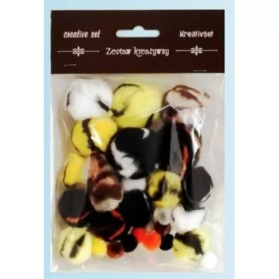 Galeria Hobby Pompony kolorowe 10-38mm