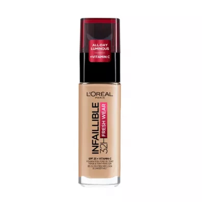 LOreal Paris Infallible 32H Fresh Wear Foundation d�ugotrwa�y podk�ad do twarzy 145 Beige Rose 30 ml