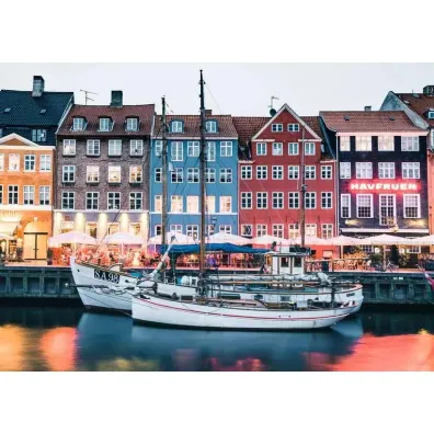 Puzzle 1000 Skandynawskie miasto Ravensburger