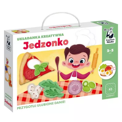 Jedzonko. Uk�adanka kreatywna. Kapitan Nauka