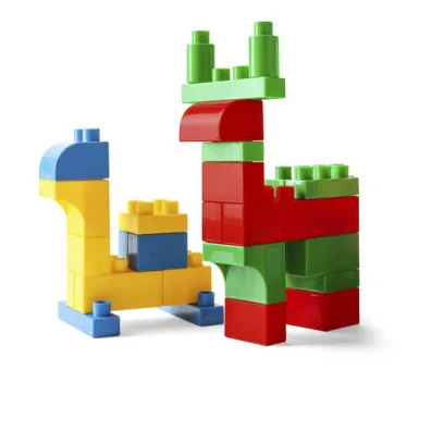 Klocki 50 element�w Kids Blocks w pojemniku 41294