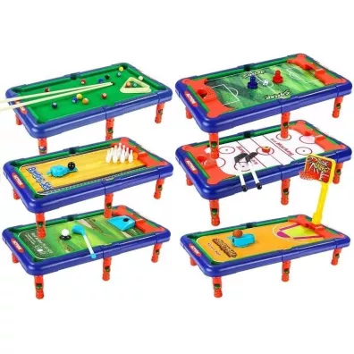 St do gry 6w1 Pikarzyki Bilard Hokej Soccer Leantoys