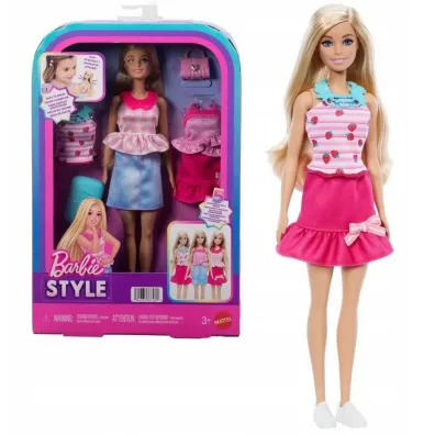Barbie zestaw z ubraniami Mattel