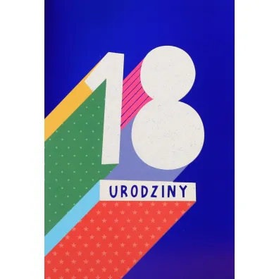 Karnet okoliczno�ciowy B6 z kopert� 18 Urodziny PAN DRAGON HM200-3102