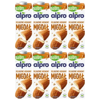 Alpro Nap�j migda�owy zestaw 8 x 1 l