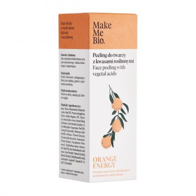 Make Me Bio Orange Energy Peeling do twarzy z kwasami rolinnymi 40 ml