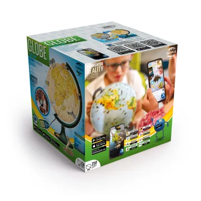 Globus 250 zoologiczny pod�wietlany z opisem Multi Globe AR