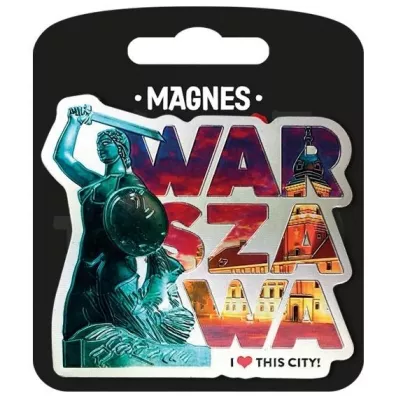 Pan Dragon Magnes I love Poland Warszawa ILP-MAG-A-WAR-08