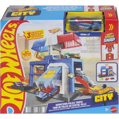 Hot Wheels City Komisariat policji Zestaw Mattel