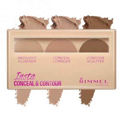 Rimmel Insta Conceal Contour paleta do konturowania twarzy 020 Medium 8.4 g