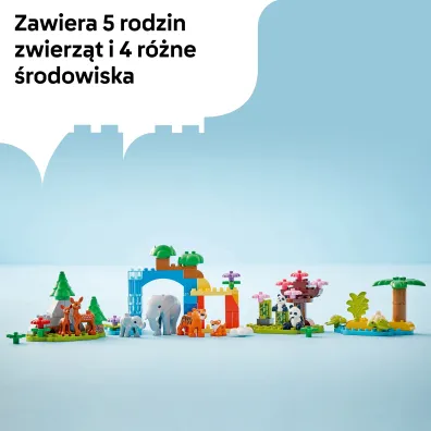 LEGO DUPLO Town Rodziny dzikich zwierz�t 3 w 1 10446
