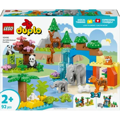 LEGO DUPLO Town Rodziny dzikich zwierz�t 3 w 1 10446