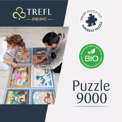 Puzzle 9000 el. UFT Marvel - Across The Comic Universe Trefl
