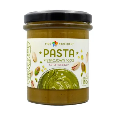 Pi�� Przemian Pasta pistacjowa bez dodatku cukr�w bezglutenowa 180 g