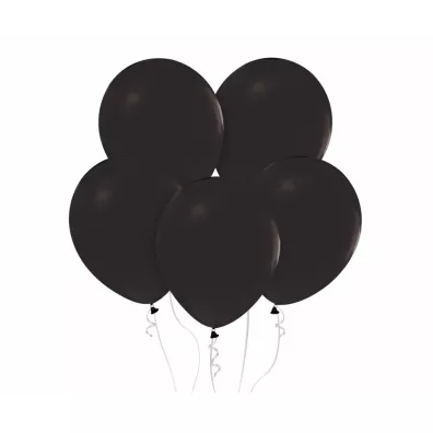 Godan Balony pastelowe Beauty&Charm czarne 30cm